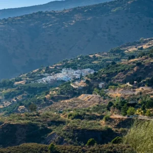 Tandem paragliding over Soportújar, in the Alpujarra